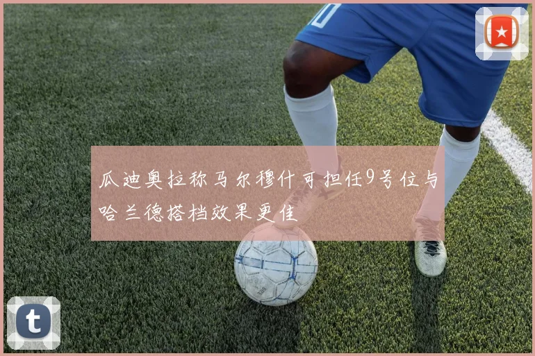 瓜迪奥拉称马尔穆什可担任9号位与哈兰德搭档效果更佳