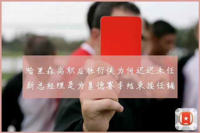 哈里森离职后独行侠为何迟迟未任新总经理是为基德赛季结束接任铺路吗