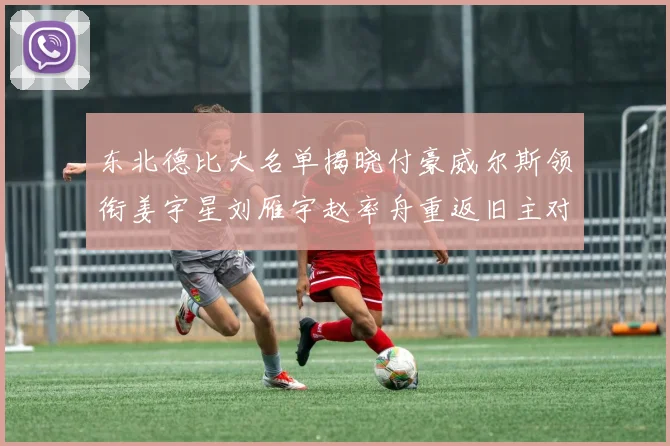 东北德比大名单揭晓付豪威尔斯领衔姜宇星刘雁宇赵率舟重返旧主对决
